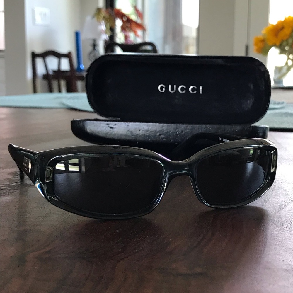 Gucci sunglasses.